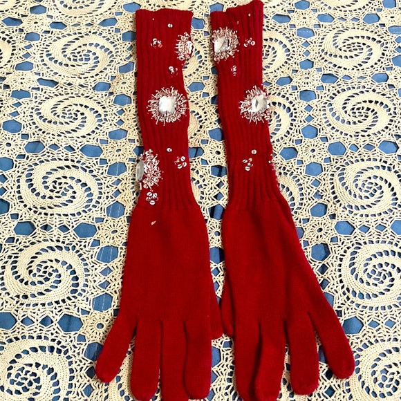 IMAN Embellished Gloves - Picture 1 of 7